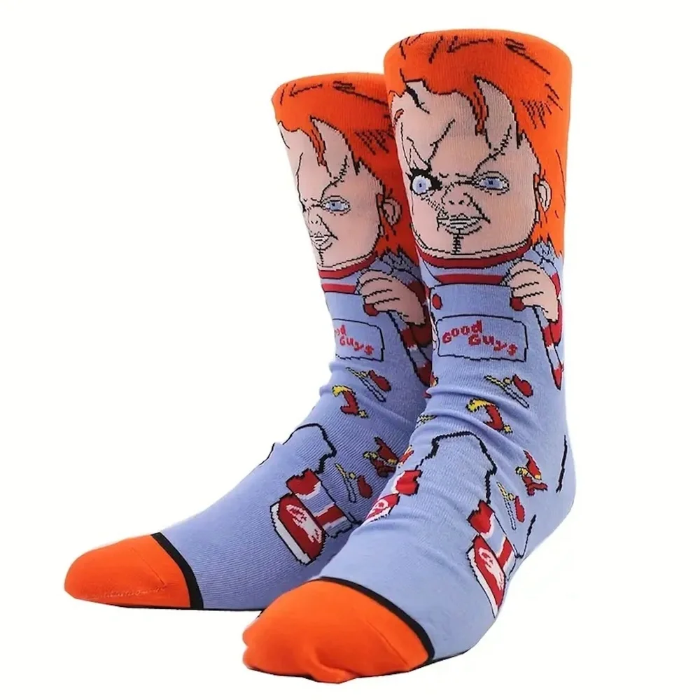 NEW Halloween 🎃 👻 Chucky Men Crew Sock
